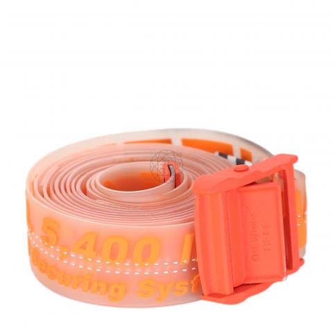 Orange off white outlet belt